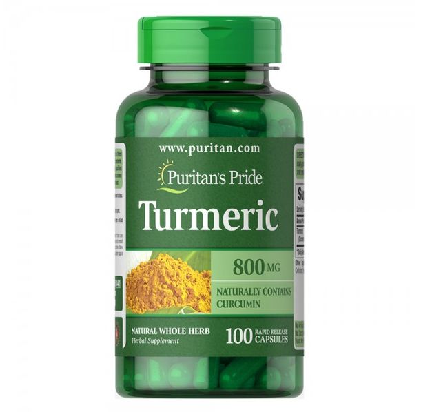 Puritan's Pride - Turmeric 800 мг / 100 капсули​