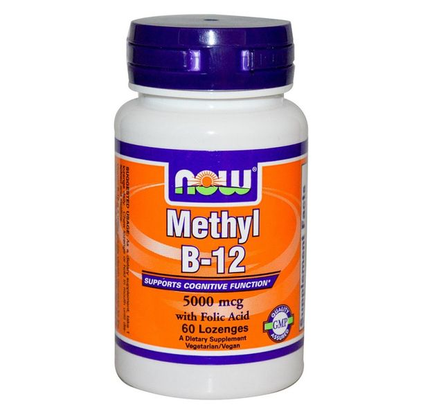 NOW - Methyl B-12 (5,000mcg.) / 60 Loz.