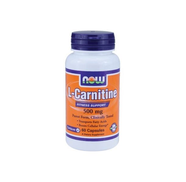 NOW - L-Carnitine 500mg. / 60 VCaps.