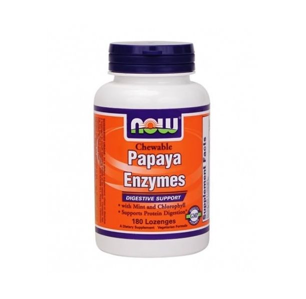 NOW - Papaya Enzymes / 180 Loz.