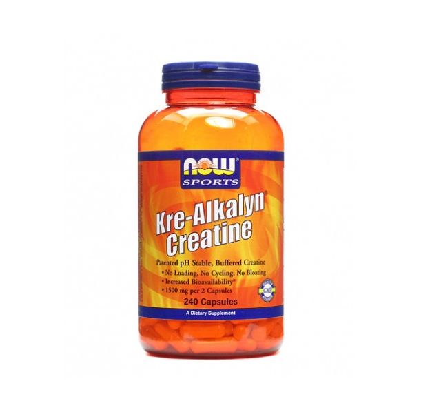 NOW - Kre-Alkalyn ® Creatine / 240 Caps.
