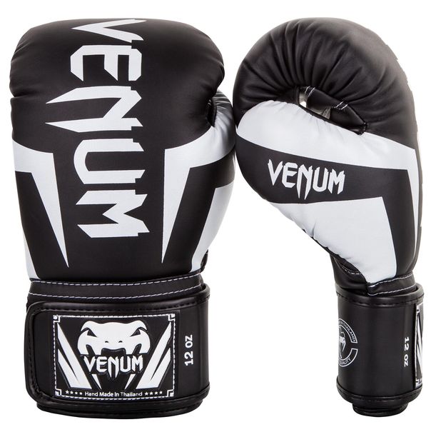 Боксови Ръкавици - Venum Elite Boxing Gloves - Black/White​
