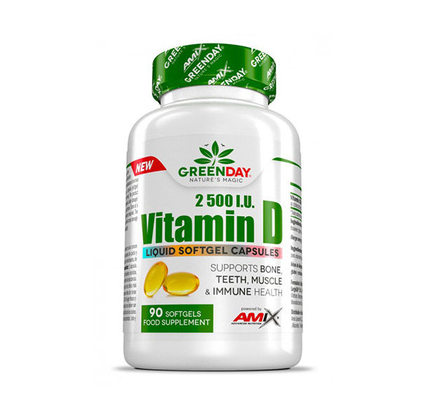 AMIX Vitamin D3 2500 I.U. / 90 Softgels