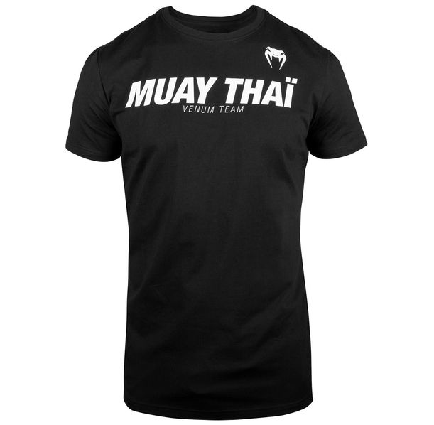 Тениска - Venum Muay Thai VT T-shirt - Black / White​