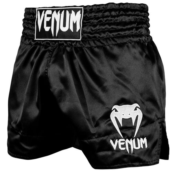 Муай Тай Шорти - Venum Muay Thai Shorts Classic - Black/White​
