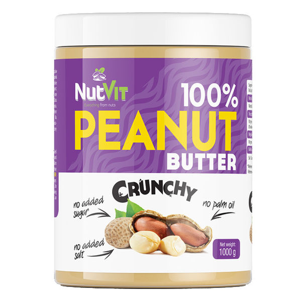 OstroVit - 100% Peanut Butter Crunchy / 1000 gr