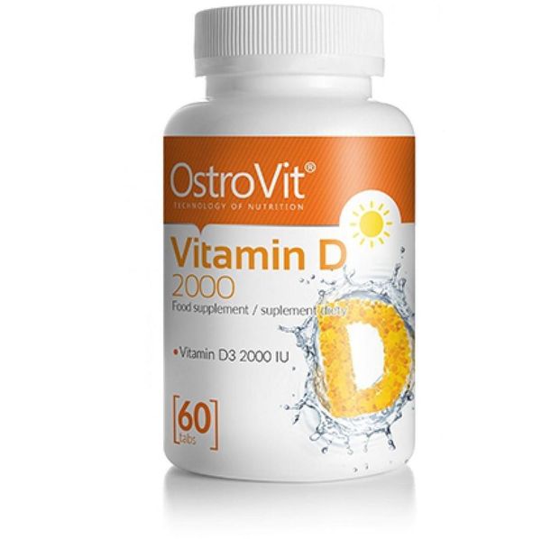 OstroVit Vitamin D3 2000 / 60 Гел капсули