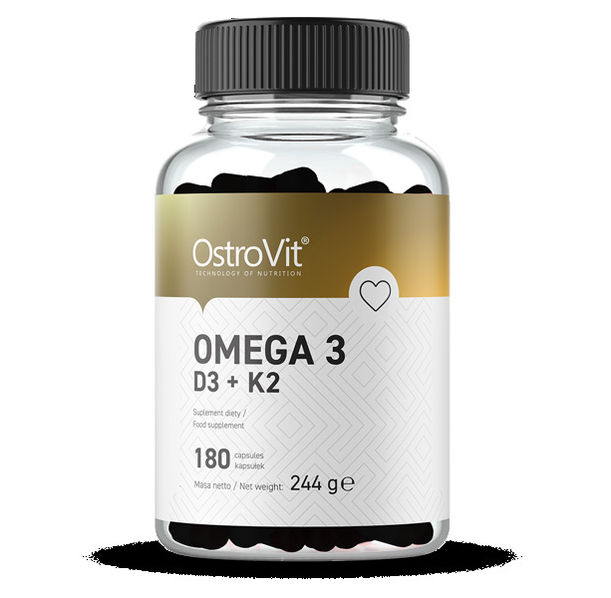 OstroVit - Omega 3 / D3 + K2 / 180softgels