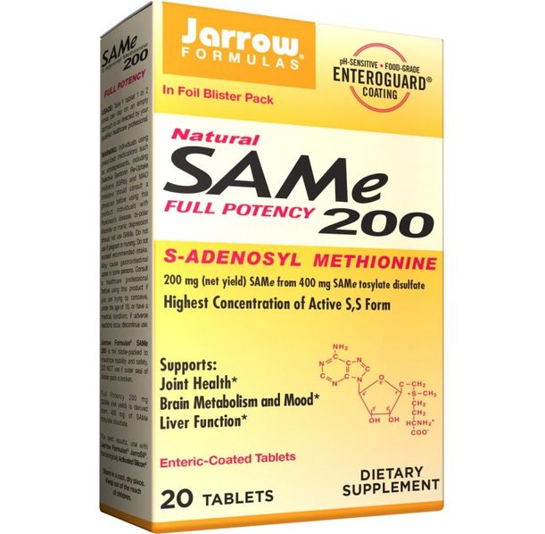 Jarrow Formulas SAM-e 200mg - Формула за Успокоение