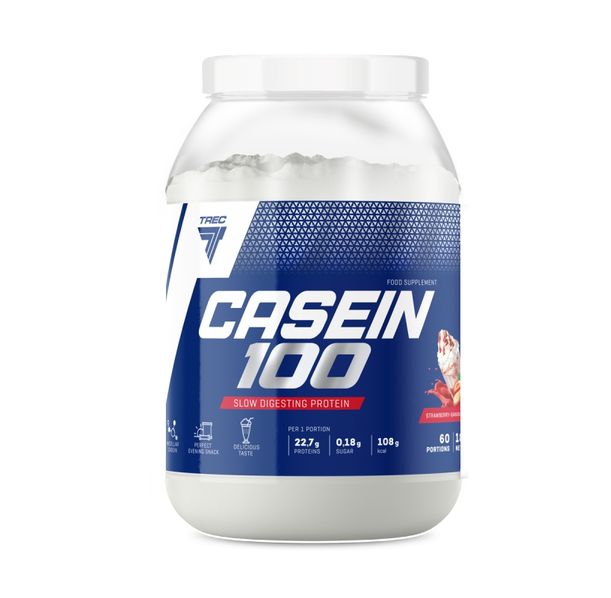 Trec Nutrition Casein 100 | Slow Digesting Protein / 600 грама