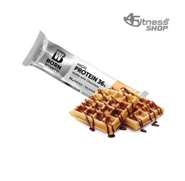 Born Winner High Protein 36%  Wafffle With Chocolate 85 гр