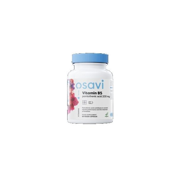 Osavi - Vitamin B5 | Pantothenic Acid 200 mg / 90 капсули
