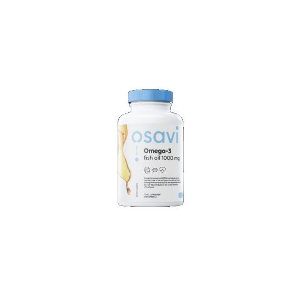 Osavi - Omega 3 Fish Oil 1000 mg / Lemon Flavor / 120 Гел капсули