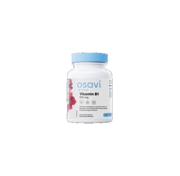 Osavi - Vitamin B1 100 mg | Thiamine / 120 капсули