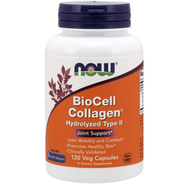 NOW BioCell Collagen / Hydrolyzed Type II / 120 капсули
