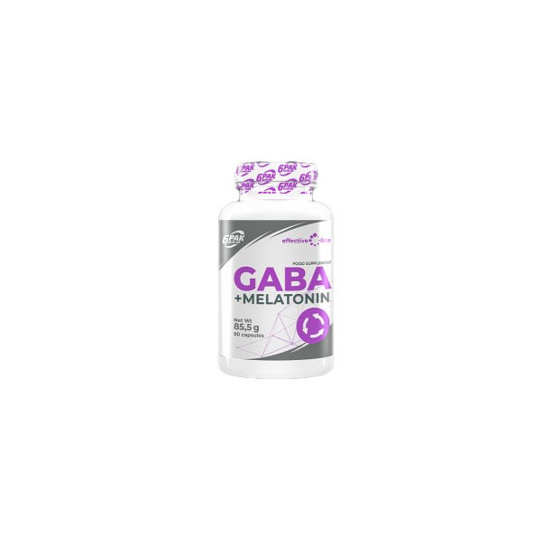 6PAK Nutrition - GABA + Melatonin / 90 капсули, 90 дози