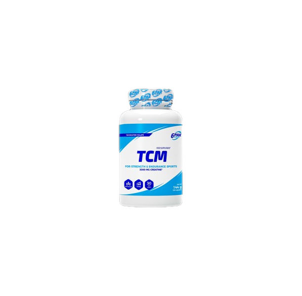 6PAK Nutrition - TCM | Tri-Creatine Malate / 120 капсули, 30 дози